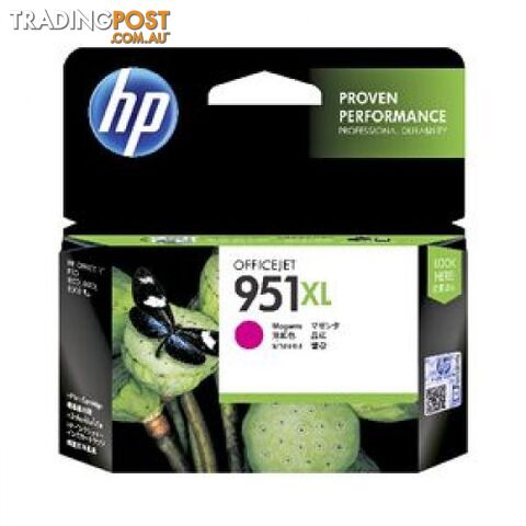 Hewlett Packard HP-951XL Magenta Ink Cartridge CN047AAM - Hewlet Packard - HP 951XL M - 0.00kg