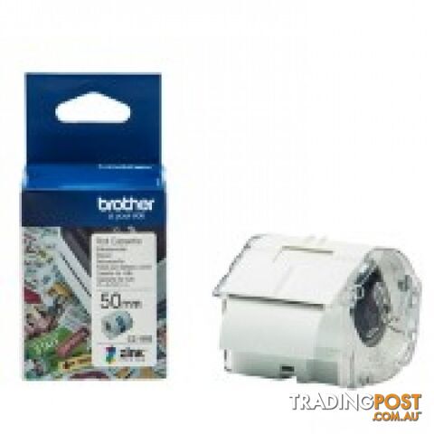Brother CZ-1005 Colour Label CASSETTE 50mm X 5M for VC-500W - Brother - CZ-1005 - 0.23kg