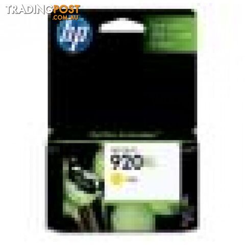 Hewlett Packard HP-920XL Y Yellow Ink HIGH YIELD - Hewlet Packard - HP 920XL Y -...