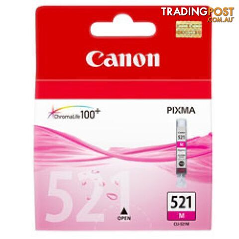 Canon CLI-521M Magenta Ink cartridge - Canon - CLI-521M - 0.03kg