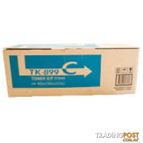 Kyocera TK-899C Cyan Toner For FS-C8020 A3 Printer - Kyocera - TK-899C - 0.40kg