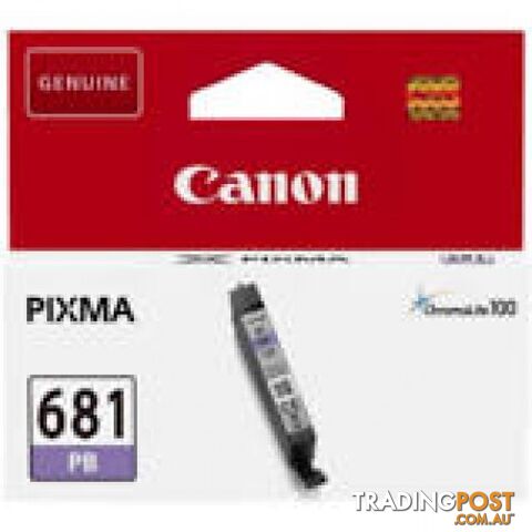 Canon CLI-681PB Photo Blue INK CARTRIDGE For PIXMA TS8160 TS9160 - Canon - CLI-681 Photo Blue - 0.00kg