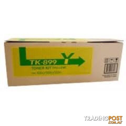 Kyocera TK-899 Yellow Toner For FS-C8020 (A3 Printer) - Kyocera - TK-899Y - 0.40kg