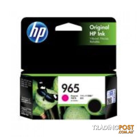 Hewlett Packard #965XL Magenta Ink High Yield Cartridge for officejet PRO AiO -...