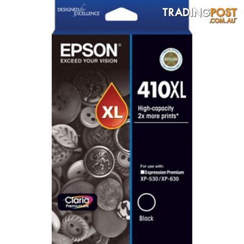 Epson C13T339192 HIGH YIELD BLACK INK 410XL - Epson - Epson 410XL BLACK - 0.00kg