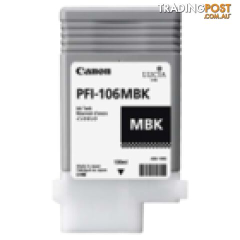 Canon Prograf 6300 6350 6400 6450 PFI-106 Matte Black Ink - Canon - PFI-106 Matte Black - 0.00kg