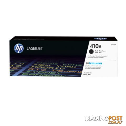 Hewlett-Packard CF410X Black Toner (#410X) - Hewlet Packard - HP CF410X BLACK - 0.00kg