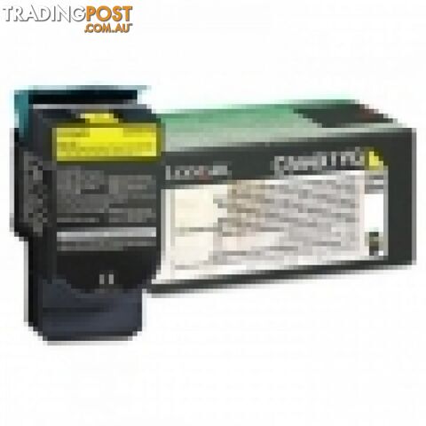 Lexmark Prebate Toner C540H1YG Yellow - Lexmark - LX 540HY Yellow - 1.00kg