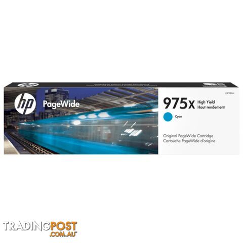 Hewlett Packard HP-975X C Cyan Ink HIGH YIELD - Hewlet Packard - HP 975X C -...