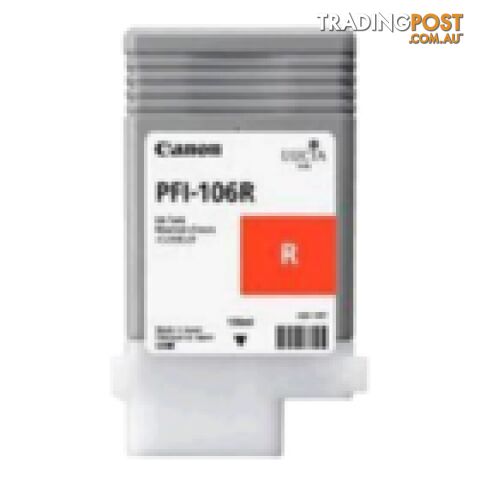 Canon Prograf 6300 6350 6400 6450 PFI-106 Red Ink - Canon - PFI-106 Red -...