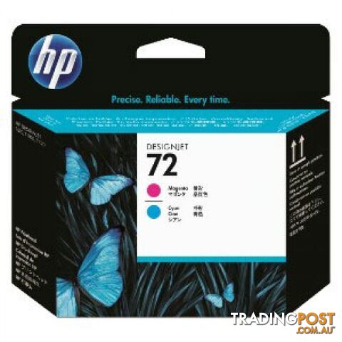 Hewlett Packard 72 CYAN,MAGENTA HEAD Cartridge - Hewlet Packard - HP 72 CM HEAD - 0.00kg