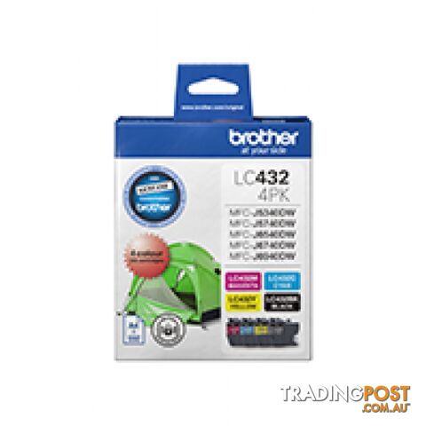 Brother LC432XLVP CMY Ink set Cartridge for MFC-J5340dw MFC-J7440dw MFC-J6540dw MFC-J6740dw MFC-J6940dw - Brother - LC432XL-3ink set - 0.60kg