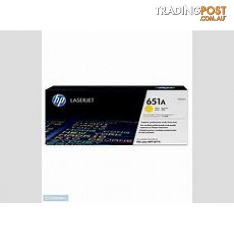 Hewlett-Packard CE342A Yellow Toner Cartridge [#651A] - Hewlet Packard - HP CE342A Yellow - 1.00kg