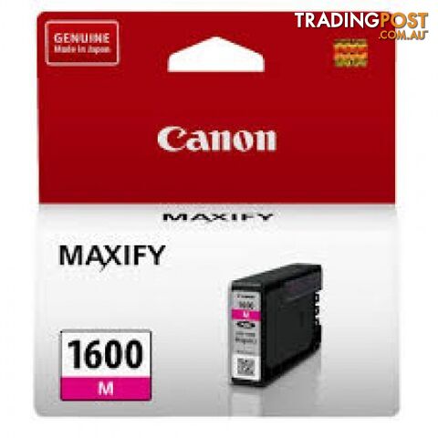 Canon PGI-1600M Pigment Magenta Ink - Canon - PGI-1600M - 0.20kg