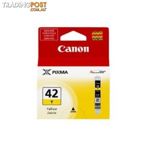 Canon CLI-42Y Yellow Ink Cartridge - Canon - CLI-42Y - 0.10kg