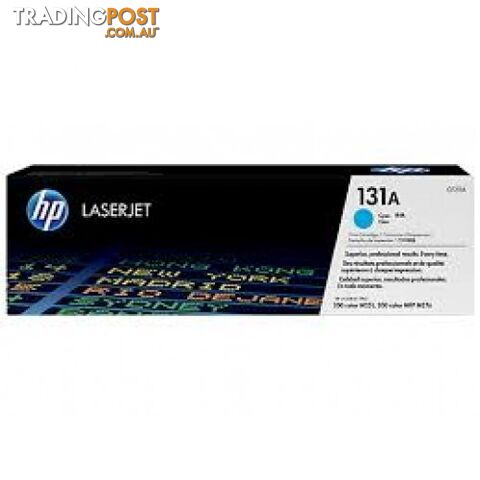 Hewlett-Packard CF211A Cyan Toner [#131A] - Hewlet Packard - HP CF211A Cyan - 0.11kg