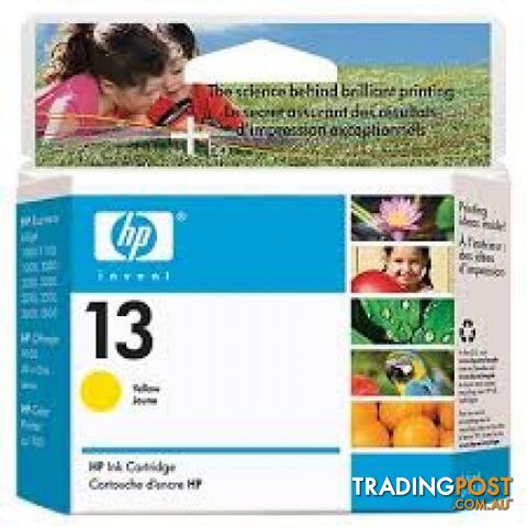 Hewlett Packard HP13Y Yellow Ink - Hewlet Packard - HP 13 Y - 0.00kg