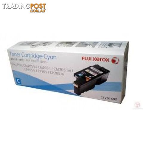 XEROX DocuPrint CP105B CP205 CM205 Cyan Toner CT201592 - Xerox - CT201592 - 0.35kg