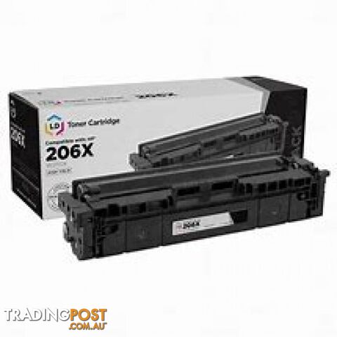 Hewlett-Packard W2111X High Yield Cyan Toner [# 206X] - Hewlet Packard - HP W2111X CYAN - 0.94kg