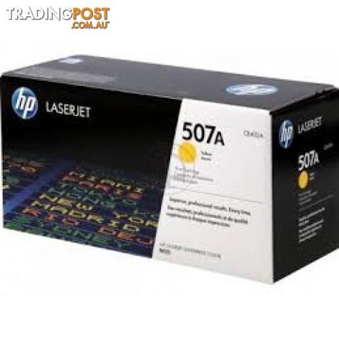 Hewlett-Packard CE402A Yellow Toner [#507X] - Hewlet Packard - HP CE402A Yellow - 1.00kg