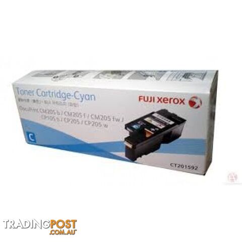 XEROX Compatible CT201592 Cyan Toner for CP105B CP205 CM205 - Xerox - CT201592 Compatible Cyan - 0.35kg