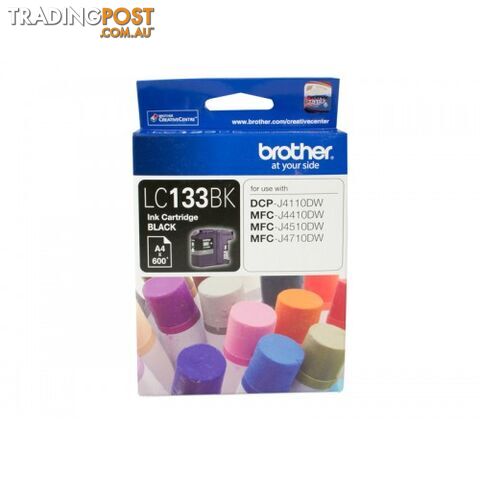 Brother LC133bk Black Ink - Brother - LC133-Black - 0.00kg