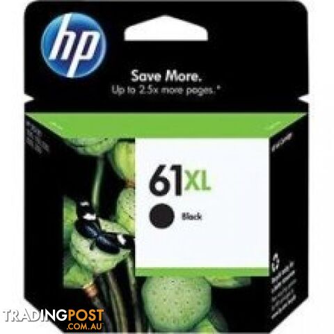 Hewlett Packard HP-61XL Black Ink Cartridges - Hewlet Packard - HP 61XL BK -...