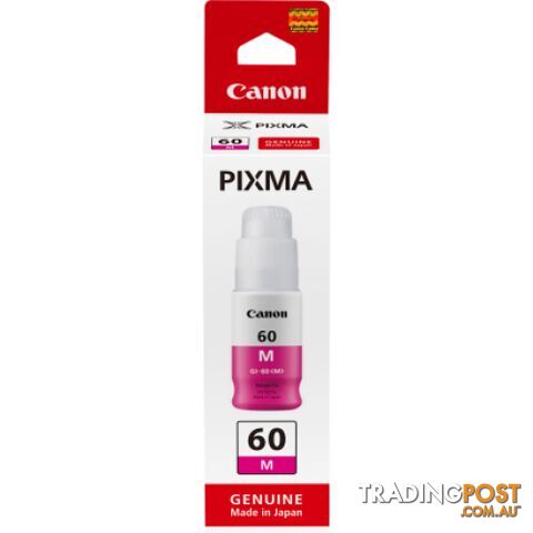Canon GI-66M Magenta ink bottle For MAXIFY MEGATANK GX6060 GX7060 - Canon -...