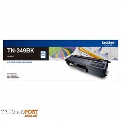 Brother TN-349BK Black Toner Super High Yield for HL-L9200 MFC-L9550 - Brother - TN-349BK - 0.87kg