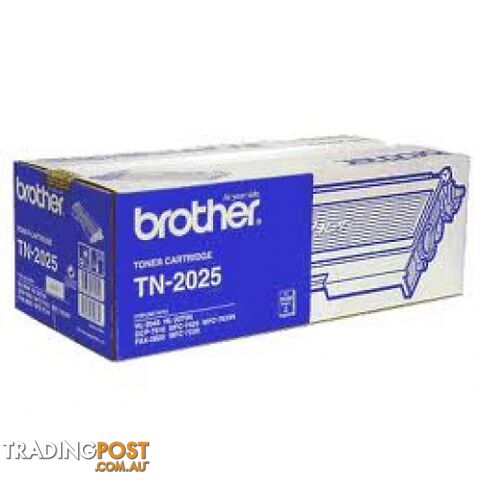 Brother TN-2025 Toner for HL2040 HL2070 MFC7420 MFC7820N FAX2820 FAX2920 - Brother - TN-2025 - 0.74kg