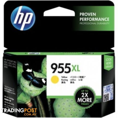 Hewlett Packard HP-955XL Yellow Ink HIGH YIELD - Hewlet Packard - HP 955XL Y -...