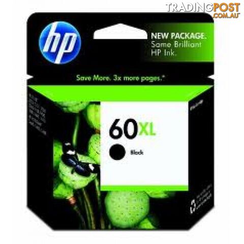 Hewlett Packard HP-60XLBK Black Ink Cartridge - Hewlet Packard - HP 60XL Black -...