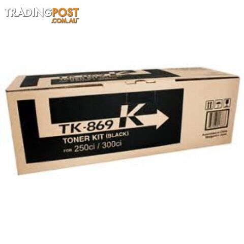 Kyocera TK-869K Black Toner For TaskAlfa 250ci 300ci - Kyocera - TK-869K Black...