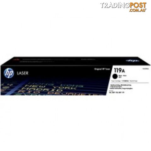 Hewlett-Packard W2090A Black Toner [#119A] - Hewlet Packard - HP W2090A BLACK - 0.94kg