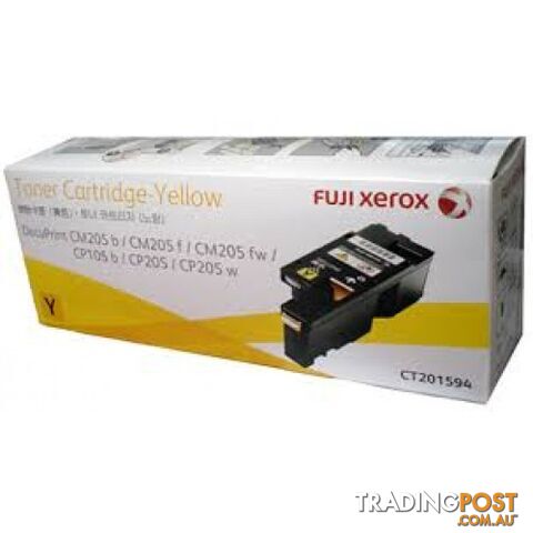 XEROX DocuPrint CP105B CP205 CM205 Yellow Toner CT201594 - Xerox - CT201594 -...