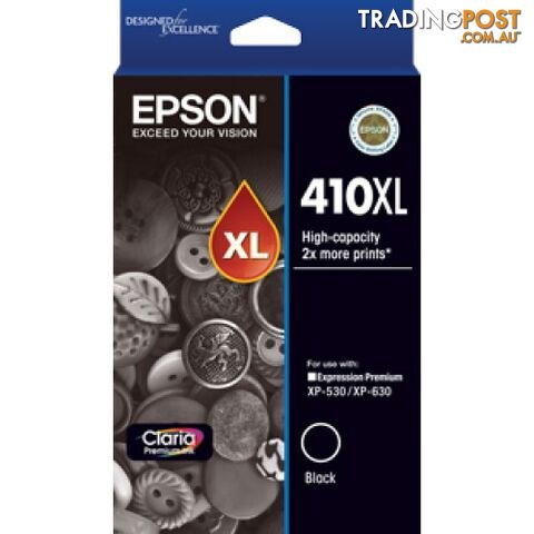 Epson C13T340192 HIGH YIELD PHOTO BLACK INK 410XL - Epson - Epson 410XL PHOTO...