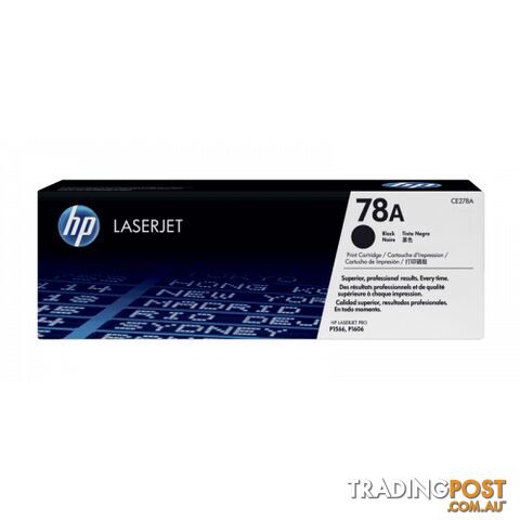 Hewlett-Packard CE278A Black Toner [# 78A] - Hewlet Packard - HP CE278A -...
