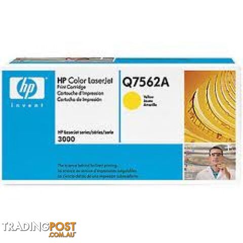 Hewlett-Packard Q7562A Yellow Toner - Hewlet Packard - HP Q7562A YELLOW - 0.15kg