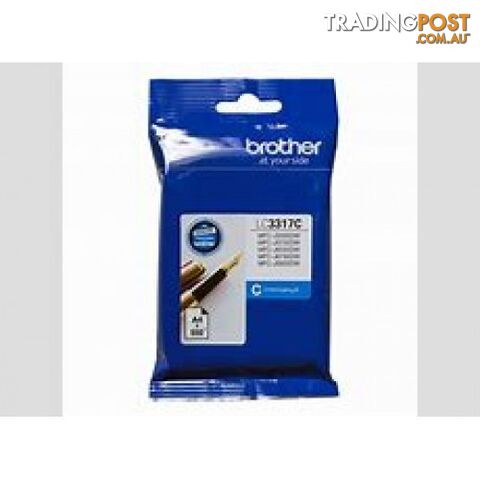Brother LC3317C Cyan Ink for MFC-J5330DW MFC-J5730DW MFC-J6530DW MFC-J6730DW MFC-J6930DW - Brother - LC3317 Cyan - 0.07kg