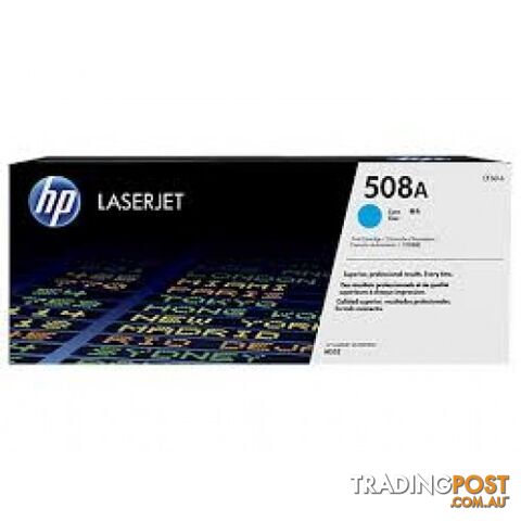 Hewlett-Packard CF361A Cyan Toner [508A] - Hewlet Packard - HP CF361A  CYAN - 0.00kg