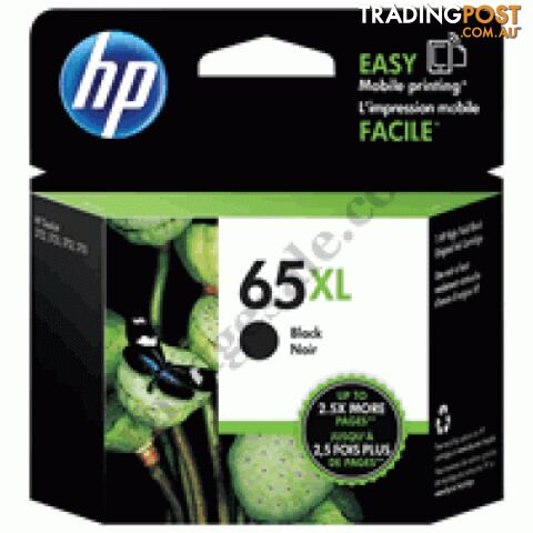 Hewlett Packard HP-65XL Black Ink Cartridge High Yield for deskjet 2623 5030 -...