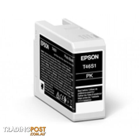 Epson 46S C13T46S100 Photo Black Ink for SureColor P706 P906 PRO-10 - Epson - Epson 46S Photo Black - 0.20kg - photo 1 of 1