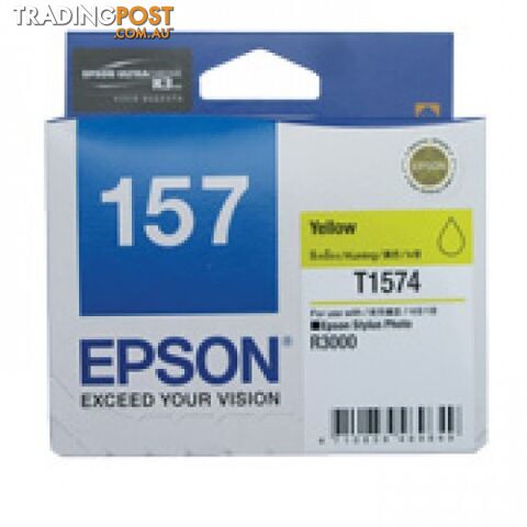 EPSON 157 C13T157490 YELLOW  Ink Cartridge 157 for Stylus Photo R3000 - Epson - EPSON 157 YELLOW - 0.00kg