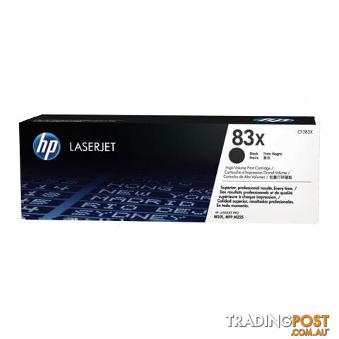 Hewlett-Packard CF283X Black Toner [#83X] for M225 - Hewlet Packard - HP CF283X...