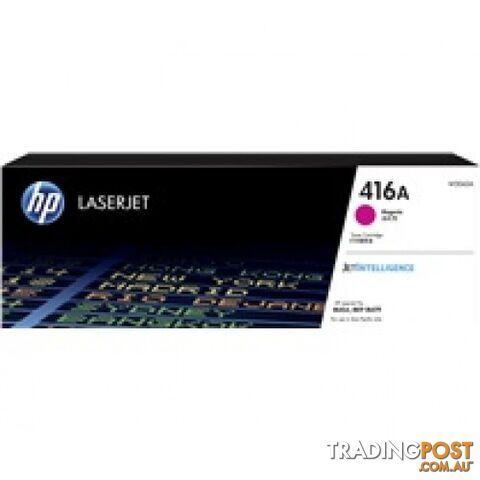 Hewlett-Packard W2041A Cyan Toner [#416A] - Hewlet Packard - HP W2041A CYAN -...