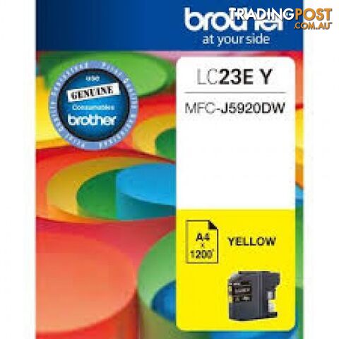 Brother LC23eY Yellow Ink - Brother - LC23e-Yellow - 0.00kg