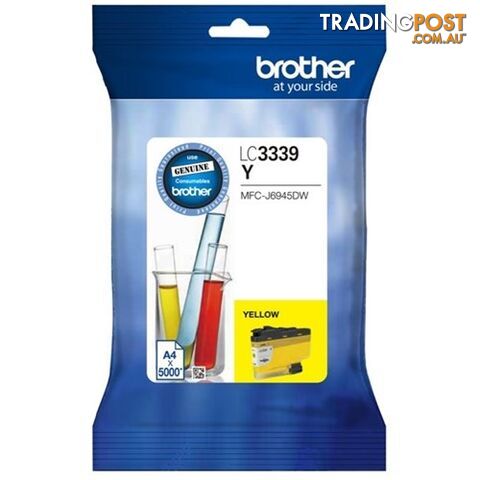 Brother LC3339XL Yellow ULTRA Super High Yield Ink Cartridge for MFC-J6945DW - Brother - LC3339XL Yellow - 0.07kg