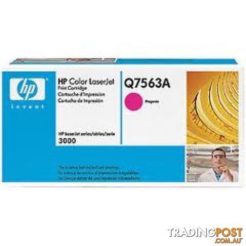 Hewlett-Packard Q7563A Magenta Toner - Hewlet Packard - HP Q7563A MAGENTA -...