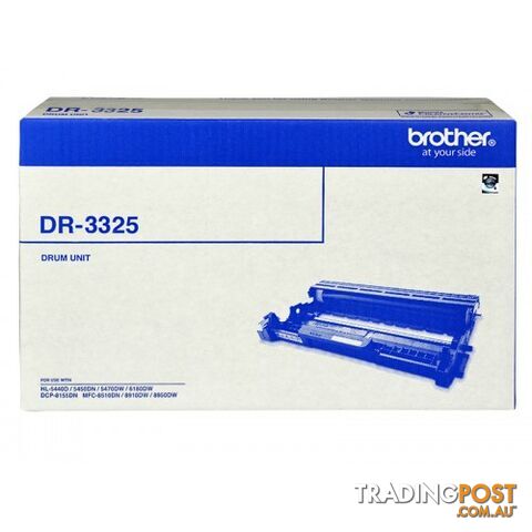 Brother DR-3325 Drum Unit for HL-5440 HL-5450 HL-6180 MFC-8910 MFC-8950 - Brother - DR-3325 - 0.50kg
