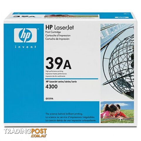 Hewlett-Packard Q1339A Black Toner - Hewlet Packard - HP Q1339A BLACK - 2.00kg
